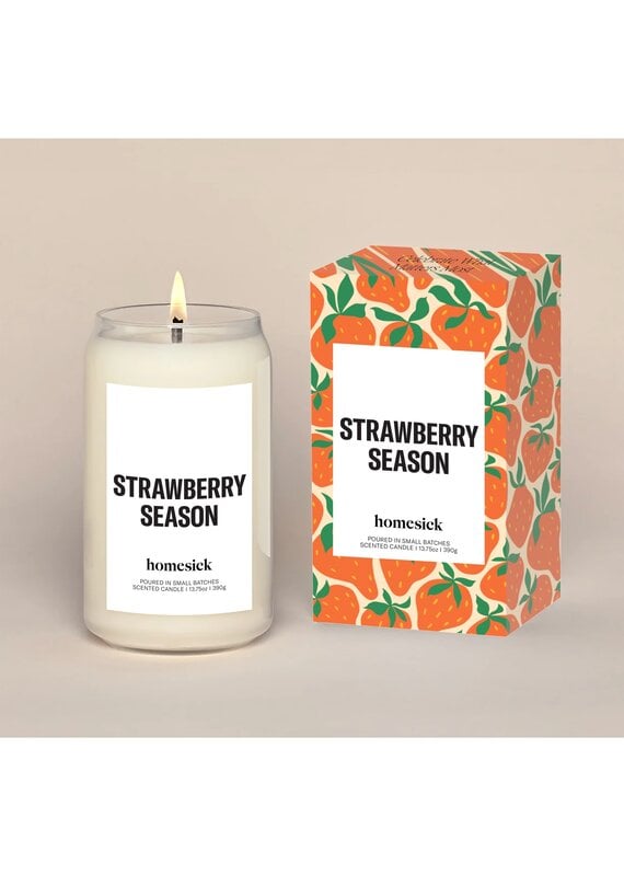 Homesick Candles Strawberry Season Candle