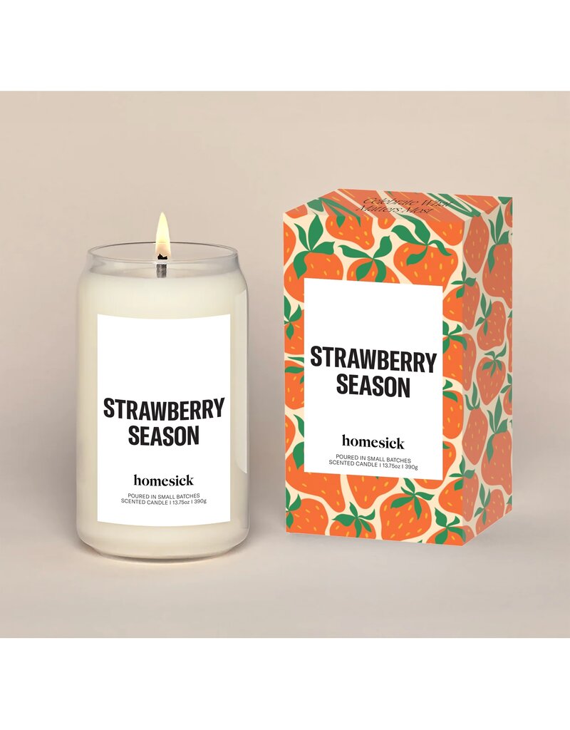 Homesick Candles Strawberry Season Candle
