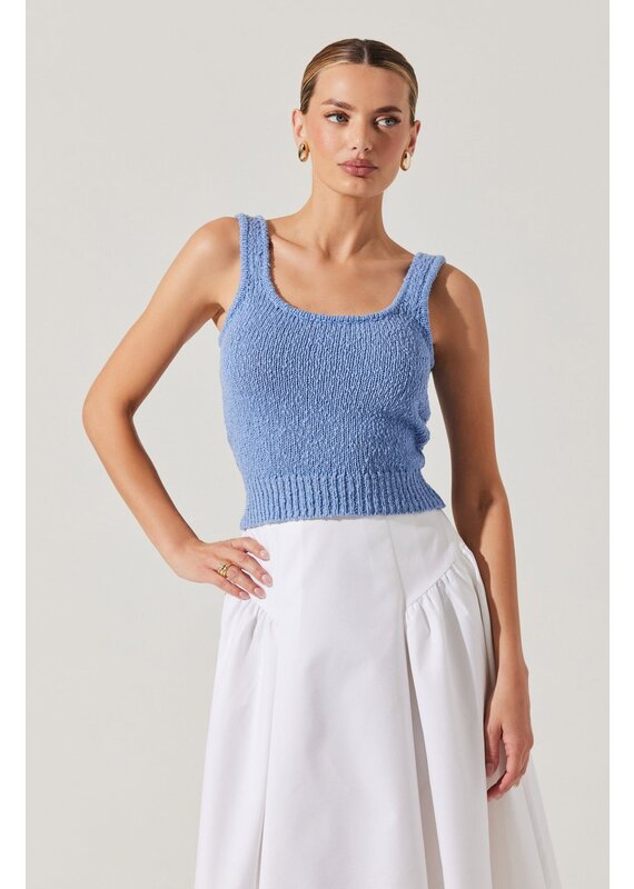 ASTR Virgo Textured Sweater Tank