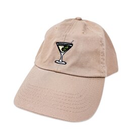 Martini Embroidered Hat