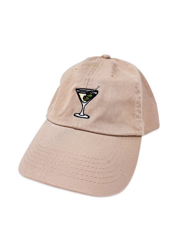 Martini Embroidered Hat
