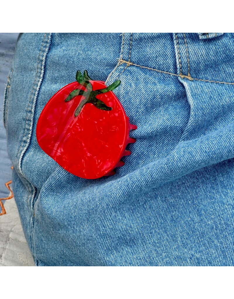 Tomato Hair Claw Clip