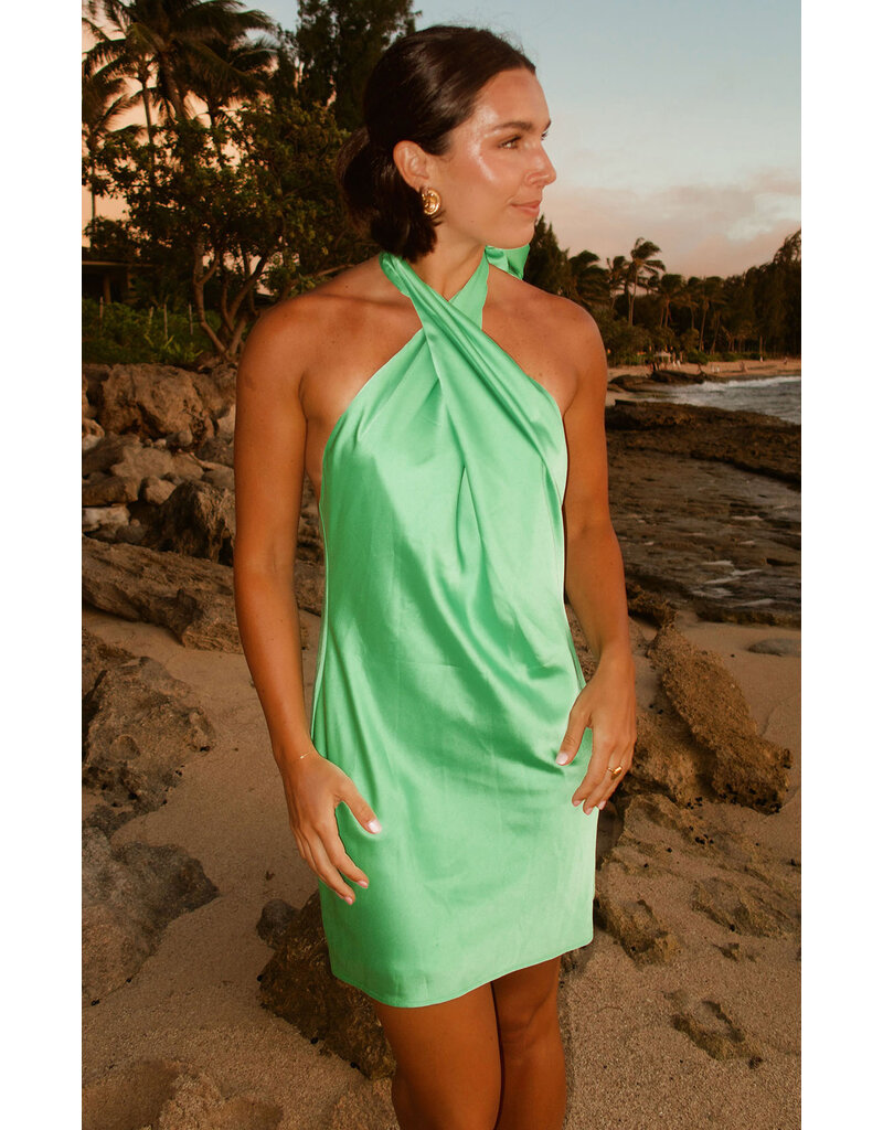 Show Me Your Mumu Jasmine Tie Mini Dress