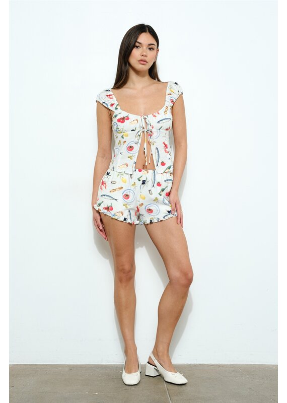 Pretty Garbage Valentina Short Set