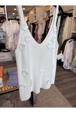 Line and Dot Lara Sleeveless Sweater Top