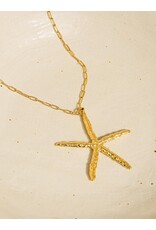 Flanerie Suki 18K Gold Non-Tarnish Star Necklace