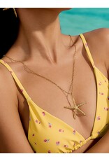 Flanerie Suki 18K Gold Non-Tarnish Star Necklace