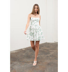 Moon River Chef's Kiss Mini Dress