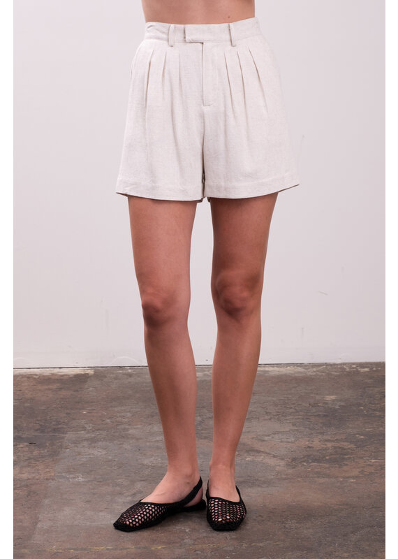Moon River Victoria Linen Shorts