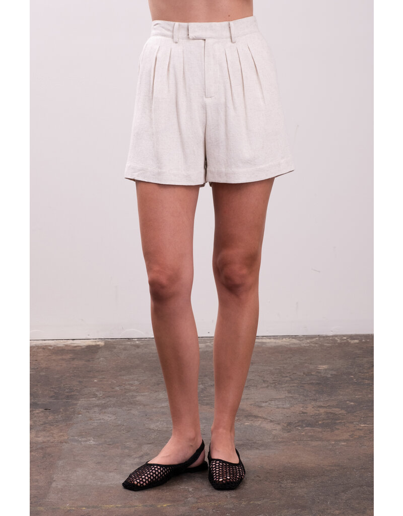 Moon River Victoria Linen Shorts