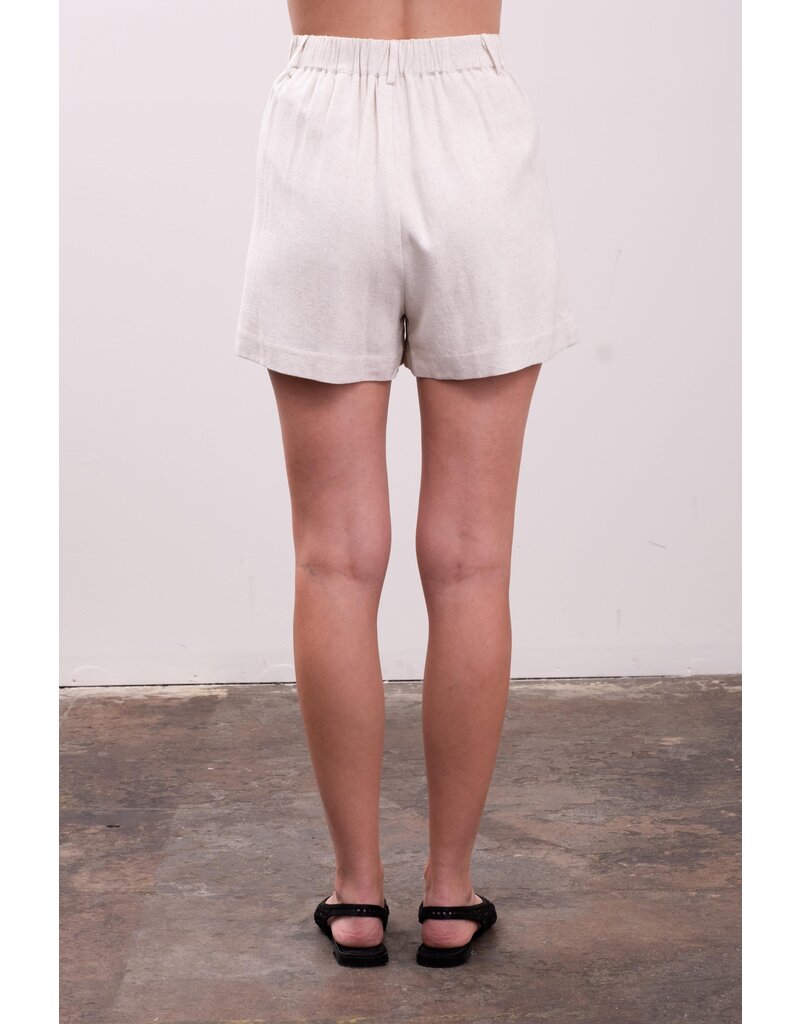 Moon River Victoria Linen Shorts