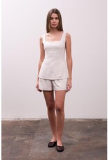 Moon River Victoria Linen Shorts