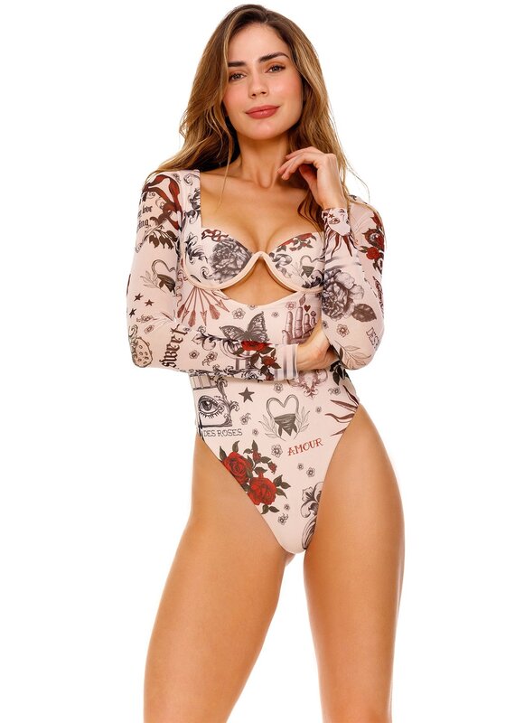 Agua Bendita Lurex Bodysuit