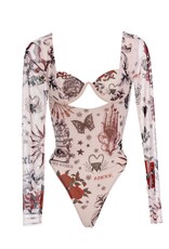 Agua Bendita Lurex Bodysuit