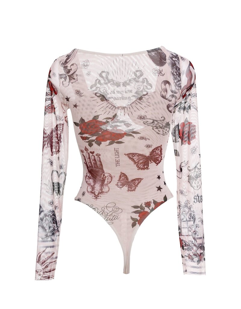 Agua Bendita Lurex Bodysuit