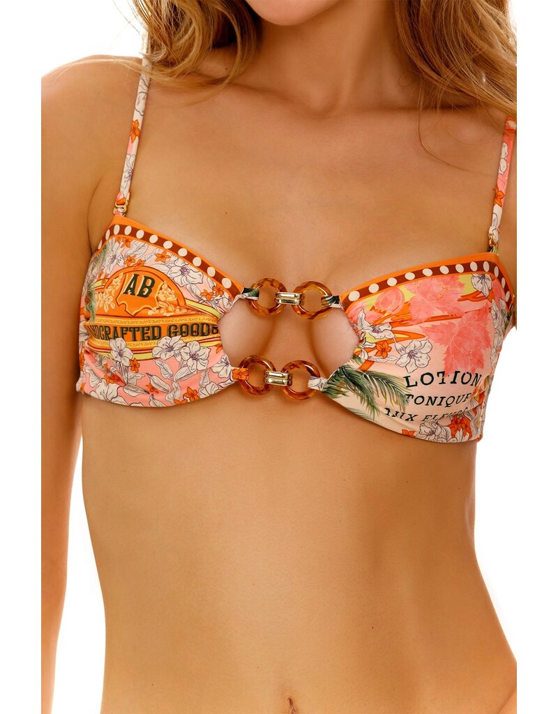 Agua Bendita Lace Bikini Top