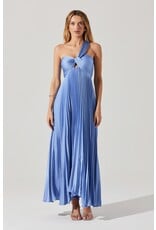 ASTR Rasya Pleated Maxi Dress