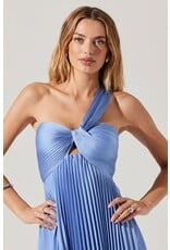 ASTR Rasya Pleated Maxi Dress