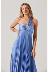 ASTR Rasya Pleated Maxi Dress