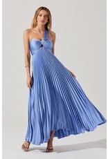 ASTR Rasya Pleated Maxi Dress