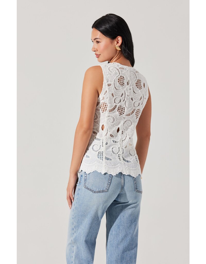 ASTR Meira Crochet Vest