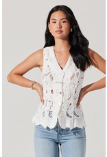 ASTR Meira Crochet Vest