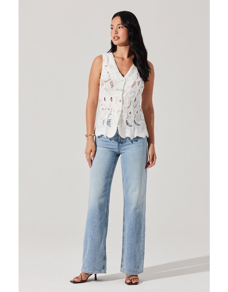 ASTR Meira Crochet Vest