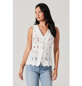 ASTR Meira Crochet Vest