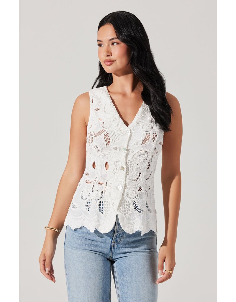 ASTR Meira Crochet Vest