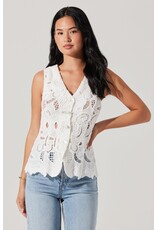 ASTR Meira Crochet Vest