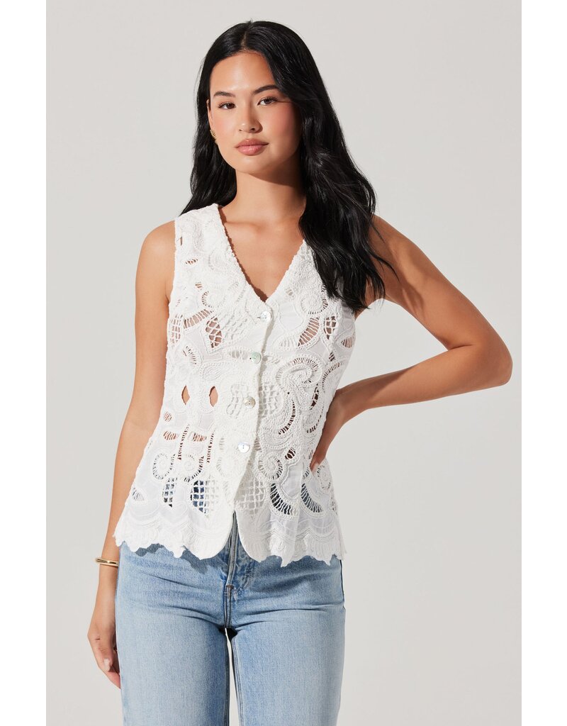 ASTR Meira Crochet Vest