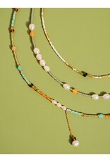 Flanerie 18K Handmade Beaded Stack Necklace