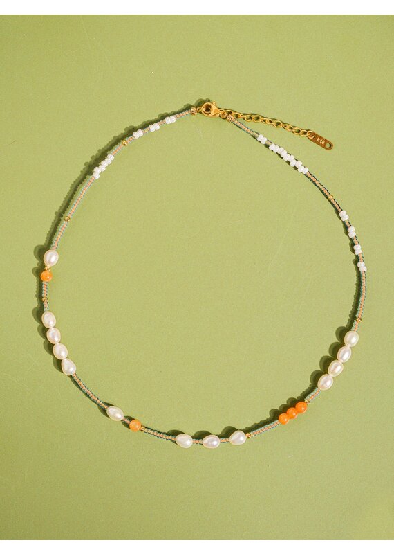 Flanerie 18K Handmade Beaded Stack Necklace
