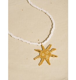 Flanerie Iridessa 18K Gold Non-Tarnish Beaded Necklace