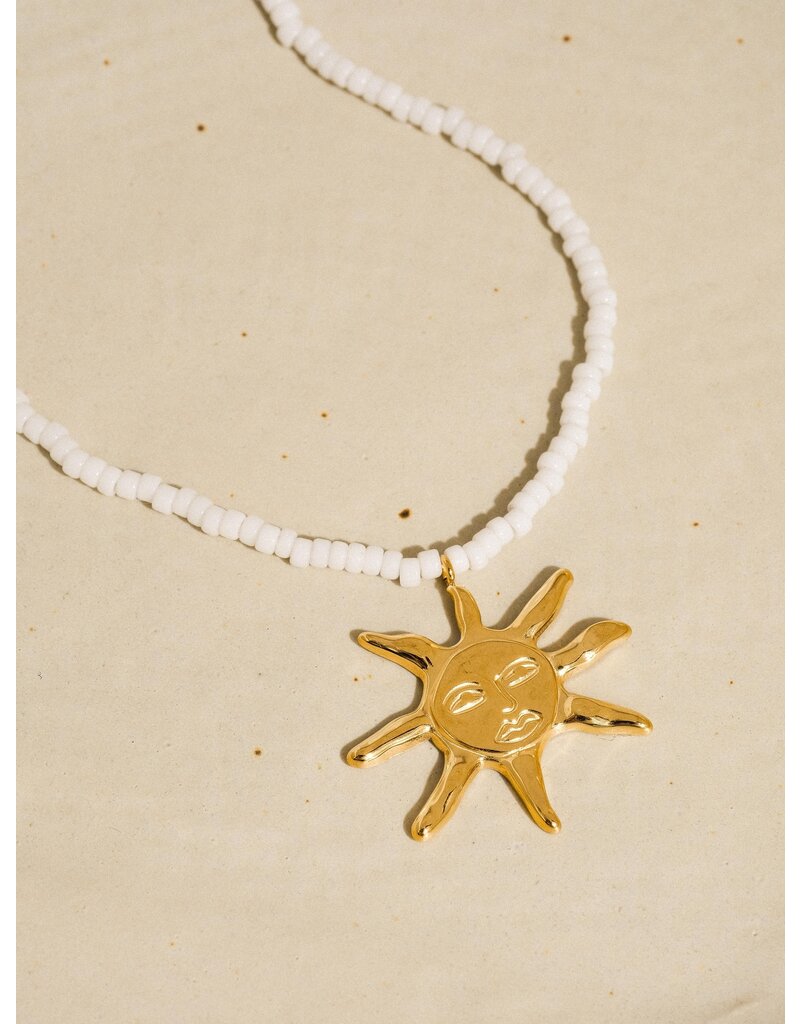 Flanerie Iridessa 18K Gold Non-Tarnish Beaded Necklace
