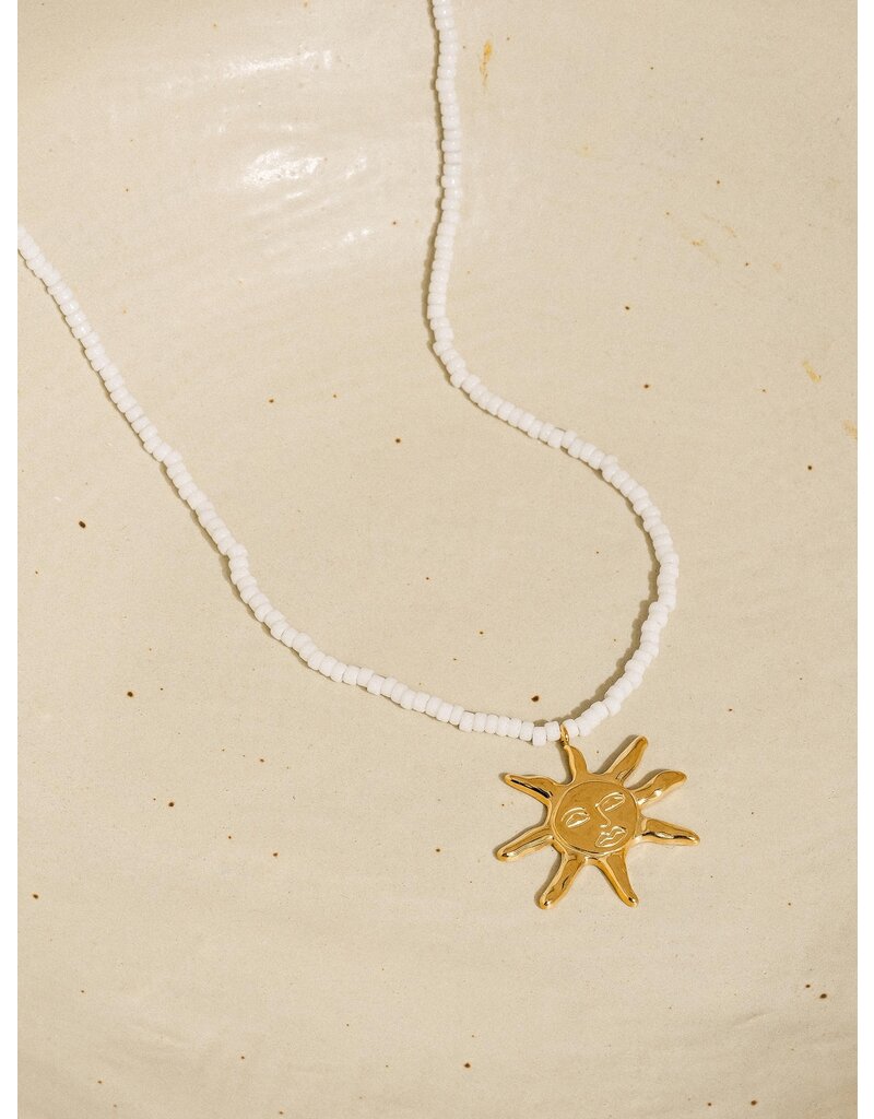 Flanerie Iridessa 18K Gold Non-Tarnish Beaded Necklace