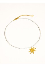 Flanerie Iridessa 18K Gold Non-Tarnish Beaded Necklace