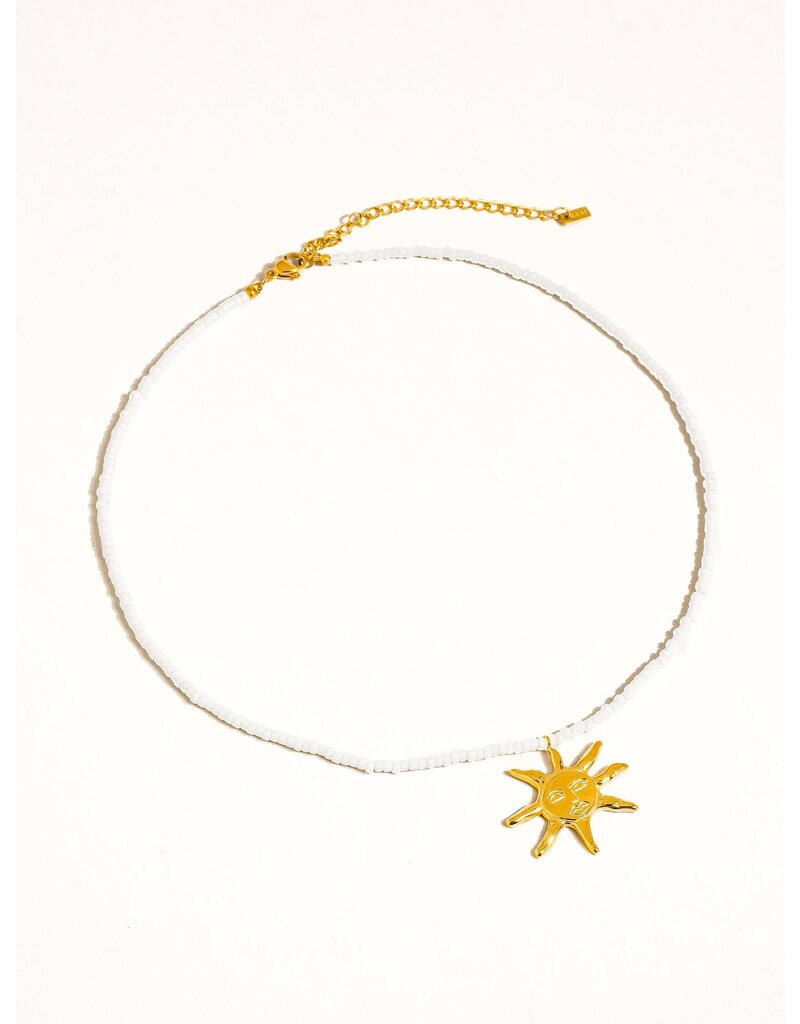 Flanerie Iridessa 18K Gold Non-Tarnish Beaded Necklace
