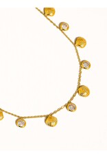 Flanerie Sylvain 18K Gold Non-Tarnish Charm Necklace
