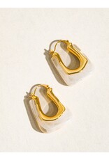 Flanerie Talia 18K Gold Boho Hoop Earring