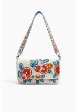 America & Beyond Fruity Floral Shoulder Bag