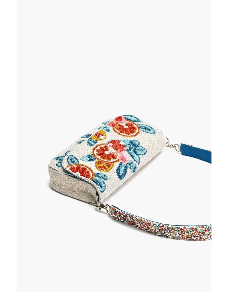 America & Beyond Fruity Floral Shoulder Bag