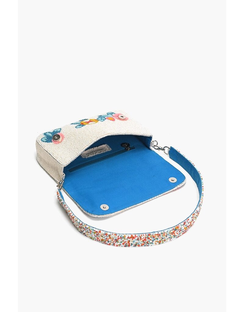 America & Beyond Fruity Floral Shoulder Bag