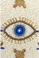 America & Beyond Shining Eyes Embellished Shoulder Bag
