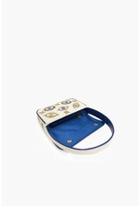 America & Beyond Shining Eyes Embellished Shoulder Bag