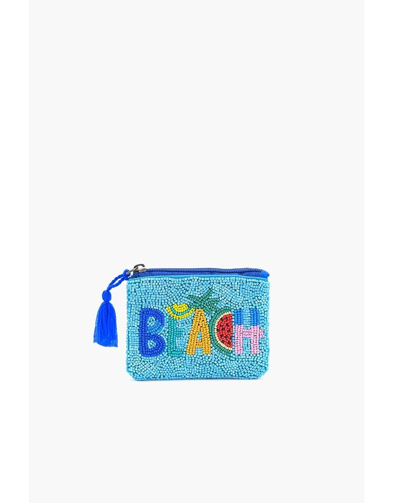 America & Beyond Beaded Mini Pouch