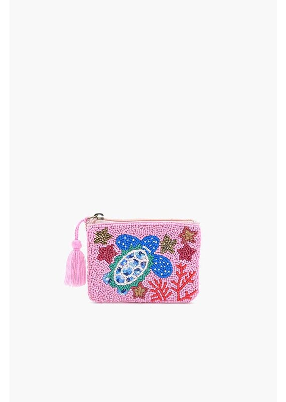 America & Beyond Beaded Mini Pouch