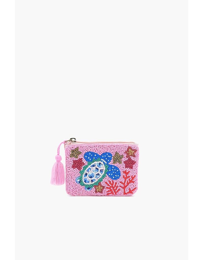 America & Beyond Beaded Mini Pouch