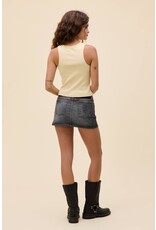 Daydreamer LA Dreamy Jones Bow Pointelle Tank
