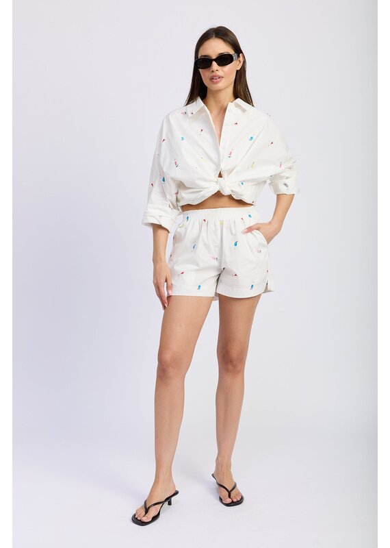 En Saison Nellie Button Down Shirt